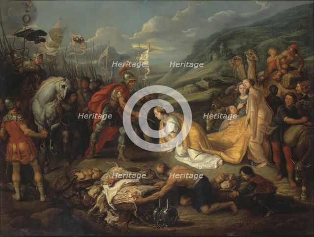 Abigail Bringing Gift to David, 1641. Creator: Simon de Vos.