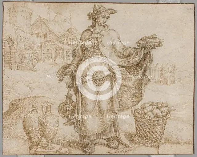 Abigail, c. 1560. Creator: Maerten van Heemskerck.