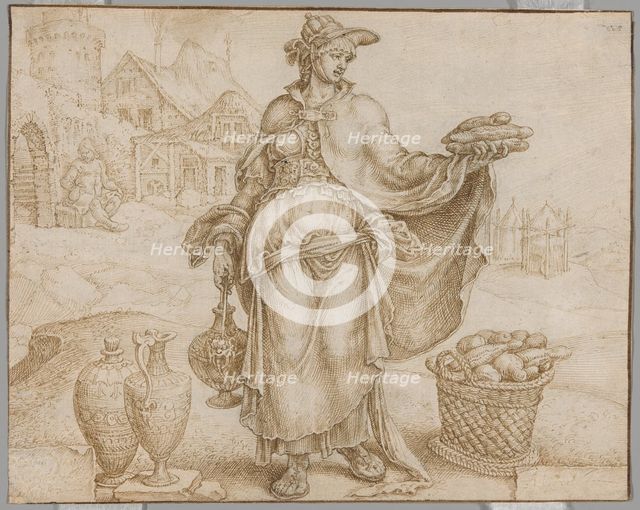 Abigail, c. 1560. Creator: Maerten van Heemskerck.