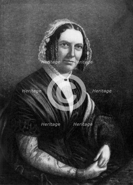 Abigail Powers Fillmore, wife of American president Millard Fillmore, 19th century, (1908). Artist: Unknown