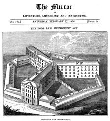 Abingdon Workhouse, Oxfordshire, built for the Abingdon Union, 1836. Creator: Unknown