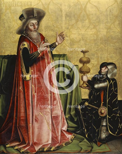 Abishai before David, 1435. Creator: Konrad Witz.