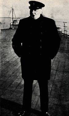 Aboard H.M.S. "Prince of Wales" 1941, (1945). Creator: Unknown