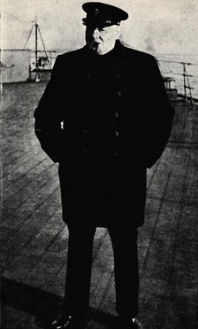 Aboard H.M.S. "Prince of Wales" 1941, (1945). Creator: Unknown