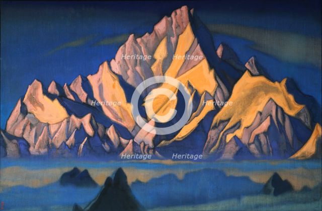 Abode of Gesar', 1947. Creator: Roerich, Nicholas (1874-1947).