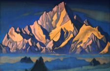 Abode of Gesar 1947. Creator: Roerich, Nicholas (1874-1947)