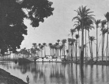 'Abords de l'avenue de Gezireh pendant la crue du Nil; Le Nord-Est Africain 1914. Creator: Unknown