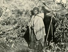 Aboriginal woman with child 1901. Creator: Unknown