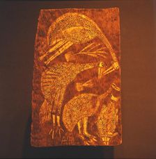 Aboriginal bark painting