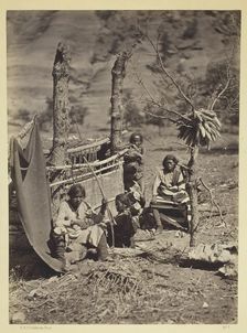 Aboriginal Life Among the Navajoe Indians, Near Old Fort Defiance, N.M., 1873. Creator: Tim O'Sullivan