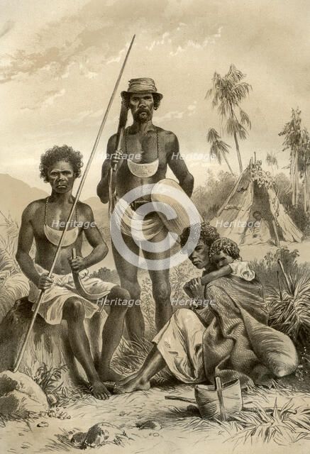 Aborigines of Australia, 1879. Artist: McFarlane and Erskine