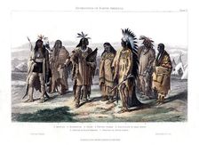 Aborigines of North America 1873. Artist: JJ Crew