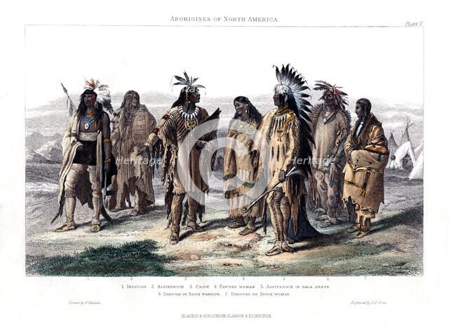'Aborigines of North America', 1873. Artist: JJ Crew