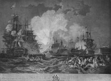 Aboukir Bay c1799. Artist: Philip James de Loutherbourg