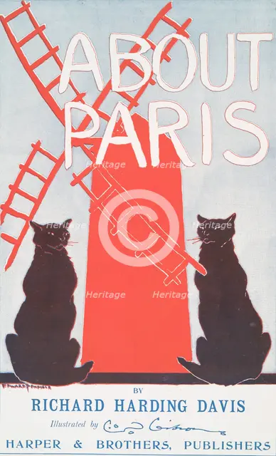About Paris by Richard Harding Davis, Illustrated by Edward Penfield, Harper & Brothers..., c1895. Creator: Edward Penfield.