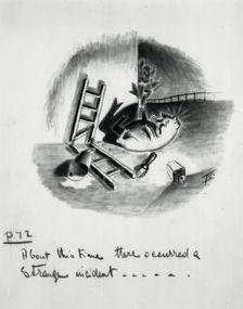 About this time there occurred a strange incident... 1950. Creator: Norman Pett