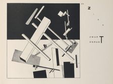 About Two Squares, 1922. Creator: Lissitzky, El (1890-1941)