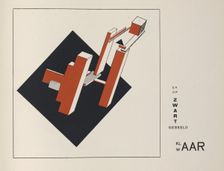 About Two Squares, 1922. Creator: Lissitzky, El (1890-1941)