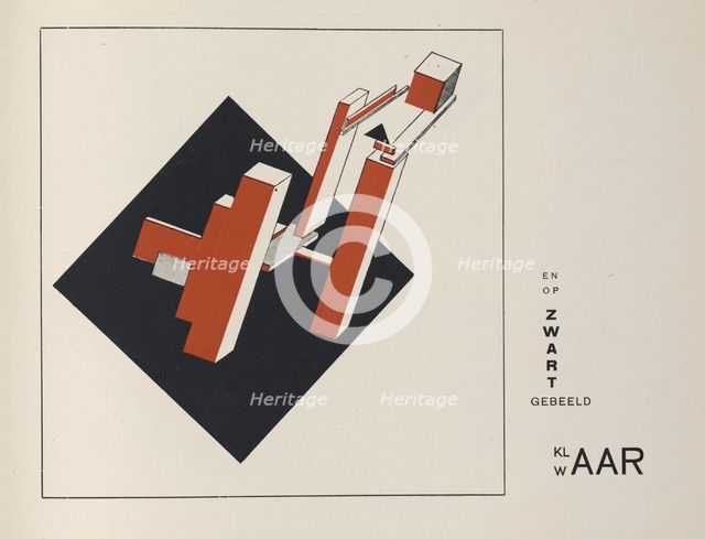About Two Squares, 1922. Creator: Lissitzky, El (1890-1941).