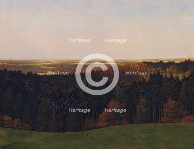 Above all summits there is peace, 1908. Creator: Karl Haider.