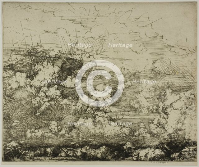 Above the Mountains, Switzerland, 1908. Creator: Donald Shaw MacLaughlan.