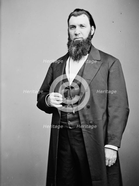 Abram Wakeman, between 1855 and 1865. Creator: Unknown.