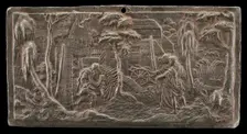 Abraham Welcoming the Three Angels, c. 1525/1535. Creator: Peter Flotner
