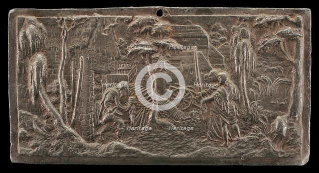 Abraham Welcoming the Three Angels, c. 1525/1535. Creator: Peter Flotner.