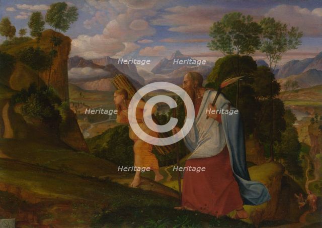 Abraham and Isaac, 1817. Artist: Olivier, Johann Heinrich Ferdinand (1785-1841)