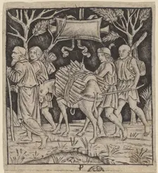 Abraham and Isaac on Their Way to Mount Moriah, c. 1490/1510. Creator: Peregrino da Cesena