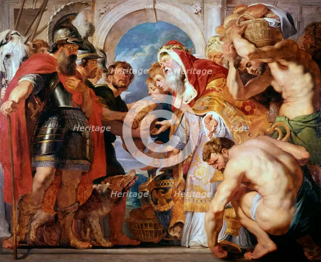 'Abraham and Melchisedech', 1615-1618.  Artist: Peter Paul Rubens