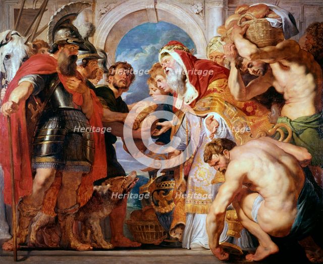 'Abraham and Melchisedech', 1615-1618.  Artist: Peter Paul Rubens