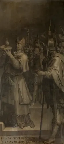 Abraham and Melchizedech, 1589-1596. Creator: Ambrosius Francken I