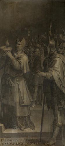 Abraham and Melchizedech, 1589-1596. Creator: Ambrosius Francken I