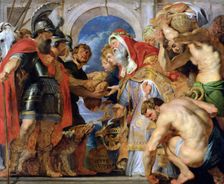 Abraham and Melchizedek, c. 1616-1618