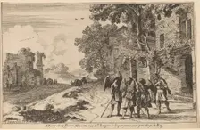 Abraham and the Three Angels. Creator: Herman van Swanevelt