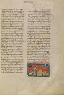 Abraham at the Altar, about 1360-1370. Creator: Master of Jean de Mandeville