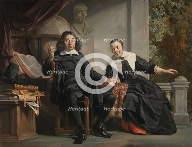 Abraham Casteleyn and his Wife, Margarieta van Bancken, 1663. Creator: Jan de Bray.