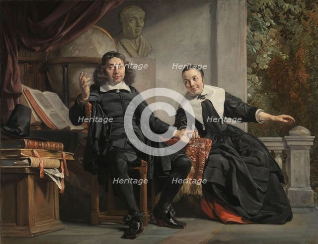 Abraham Casteleyn and his Wife, Margarieta van Bancken, 1663. Creator: Jan de Bray.