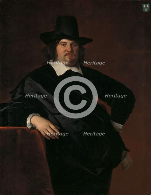 Abraham de Visscher (1605-67). Amsterdam merchant and director of the Dutch West India..., 1650-1667 Creator: Jacob Adriaensz. Backer.