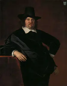Abraham de Visscher (1605-67). Amsterdam merchant and director of the Dutch West India..., 1650-1667 Creator: Jacob Adriaensz. Backer