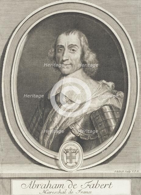 Abraham de Fabert, Marshal of France, c1698. Creator: Gerard Edelinck.