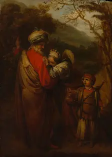Abraham Dismissing Hagar and Ishmael, 1658. Creator: Barent Fabritius