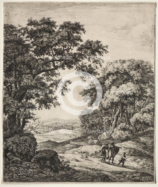 Abraham Dismissing Hagar. Creator: Anthonie Waterloo (Dutch, 1609/10-1690).