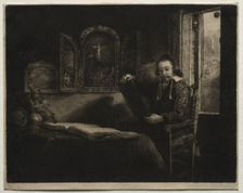 Abraham Francen, Apothecary, c. 1657. Creator: Rembrandt van Rijn (Dutch, 1606-1669)