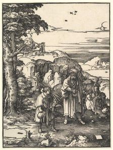 Abraham Going to Sacrifice Isaac, 1517-19. Creator: Lucas van Leyden