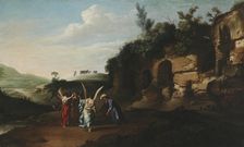 Abraham greets the angels, 1601-1631. Creator: Jan Symonsz. Pynas