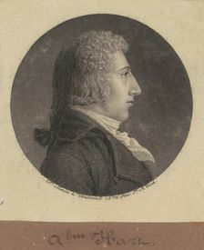 Abraham Hart, 1796. Creator: Charles Balthazar Julien Févret de Saint-Mémin