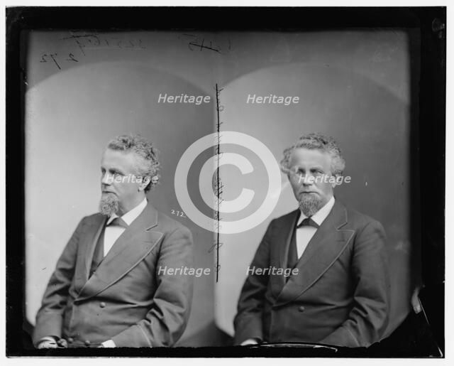 Abraham Jonathan Hostetler of Indiana, 1865-1880. Creator: Unknown.