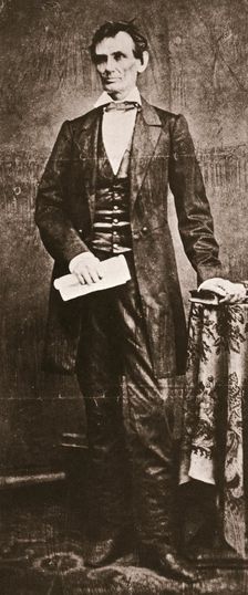 Abraham Lincoln, 16th President of the United States, 1860. Creator: Unknown